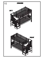 Предварительный просмотр 9 страницы Donco TWIN TWIN BUNK BED 210 Assembly Instructions Manual