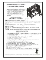 Donco V-120-1 Assembly Instructions Manual preview