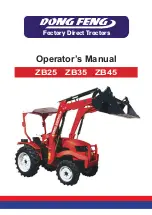 Dong Feng ZB25 Operator'S Manual preview