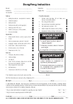 Preview for 110 page of Dong Feng ZB25 Operator'S Manual