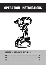 Dongcheng ADPL03-14 Operating Instructions Manual preview