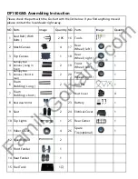 Dongfang Motor DF150GKA Assembly Instructions Manual предпросмотр