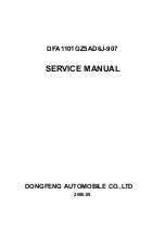 DongFeng DFA1101GZ5AD6J-907 Service Manual preview