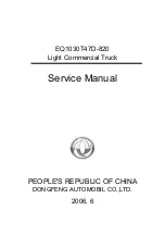 DongFeng EQ1030T47D-820 Service Manual preview