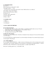 Preview for 2 page of Dongguan Taide Industrial BT117 User Manual