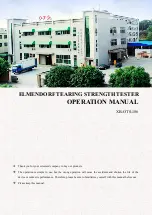 Dongguan Xin Bao Instrument XB-OTS-106 Operation Manual preview