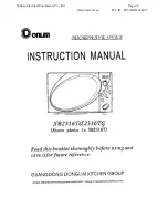 Preview for 2 page of DonLim XB2316T Instruction Manual