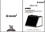 Предварительный просмотр 1 страницы Donner DDA-20 User Manual