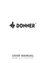 Предварительный просмотр 1 страницы Donner DDP-200 User Manual