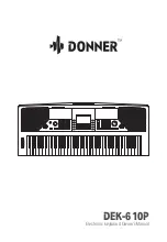 Preview for 1 page of Donner DEK-610P Owner'S Manual