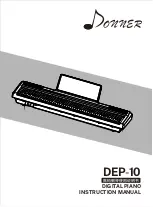 Предварительный просмотр 1 страницы Donner DEP-10 Instruction Manual