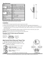 Предварительный просмотр 2 страницы Door Controls DC10327 Manual