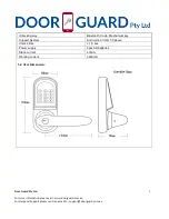 Предварительный просмотр 3 страницы Door Guard Pty Ltd PH-LT-SLV-05 User Manual