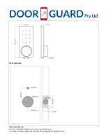 Предварительный просмотр 3 страницы Door Guard Pty Ltd TS-DB-BLK-05 Installation And User Manual