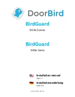 Предварительный просмотр 11 страницы DoorBird BirdGuard B10x Series Installation Manual