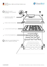 Предварительный просмотр 3 страницы DoorBird D21 Series Manual