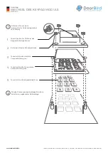 Предварительный просмотр 4 страницы DoorBird D21 Series Manual