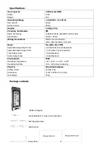 Preview for 3 page of Doorentryonline SK401-E User Manual