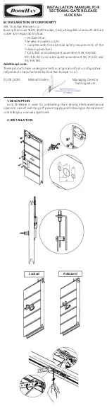 Preview for 2 page of DoorHan Lock N Installation Manual