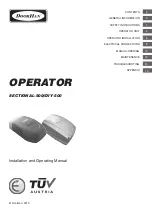 DoorHan Sectional-500 Installation And Operating Manual preview