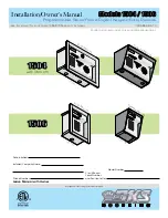 Preview for 1 page of DoorKing 1506-086 Installation And Owner'S Manual