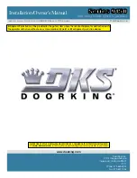 Предварительный просмотр 52 страницы DoorKing 9150-080 Installation & Owner'S Manual