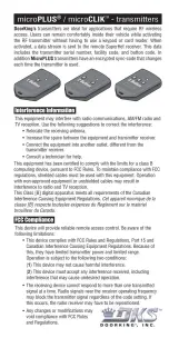 Preview for 1 page of DoorKing microPLUS Series Manual