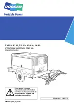 Doosan 10/110 Operation & Maintenance Manual preview