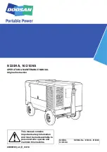 Doosan 10/215HA Operation & Maintenance Manual preview