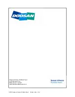 Предварительный просмотр 96 страницы Doosan 10/370 Operation And Maintenance Manual