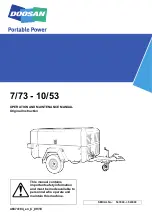 Preview for 1 page of Doosan 7/73-10/53 Operation And Maintenance Manual