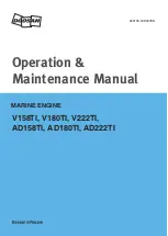 Doosan AD158TI Operation & Maintenance Manual предпросмотр