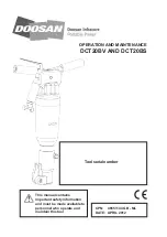 Doosan DCT20BS Operation And Maintenance preview