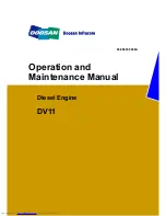 Doosan DV11 Operation And Maintenance Manual предпросмотр