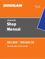 Doosan DX140LCR Shop Manual preview