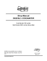 Preview for 3 page of Doosan DX225LC-3 Shop Manual