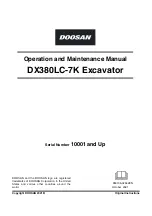 Doosan DX380LC-7K Operation And Maintenance Manual preview