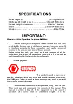 Preview for 3 page of Doosan FJ4B Instruction Manual