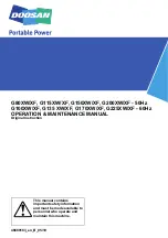 Preview for 1 page of Doosan G100XW/XF Operation & Maintenance Manual