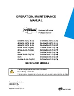 Предварительный просмотр 1 страницы Doosan G10WMI-2D-T2 Installation, Operation & Maintenance Manual