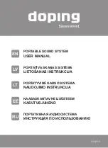 doping Soundstation 1 User Manual предпросмотр