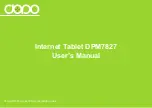 Dopo DPM7827 User Manual preview