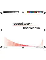 DOPOD C720W User Manual preview