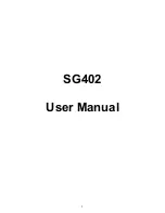 doppio SG402 User Manual предпросмотр