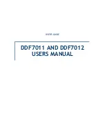 Doppler Systems DDF7011 User Manual preview
