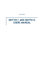 Doppler Systems DDF7011 User Manual предпросмотр