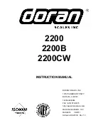 Предварительный просмотр 1 страницы Doran 2200 Series Instruction Manual