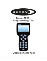 Doran 360SL Operation Manual предпросмотр