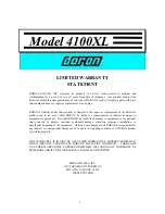 Предварительный просмотр 6 страницы Doran 4100XL Operator'S Manual