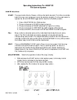 Preview for 2 page of Doran 8600 FCS Operating Instructions Manual